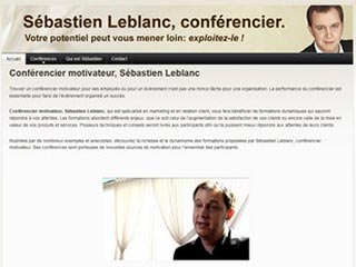 Sébastien Leblanc, conférencier motivateur