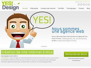 Yes!design, creation site internet à Nice