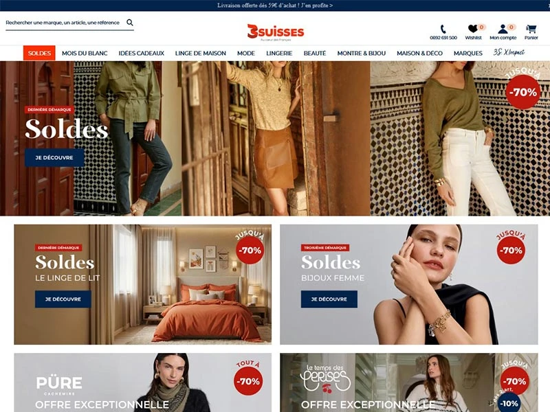 3 Suisses : La Mode pour tous à petits prix