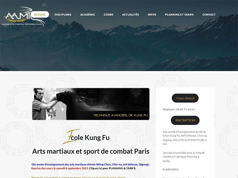 AAMTC, apprendre le self defense et arts martiaux sur Paris