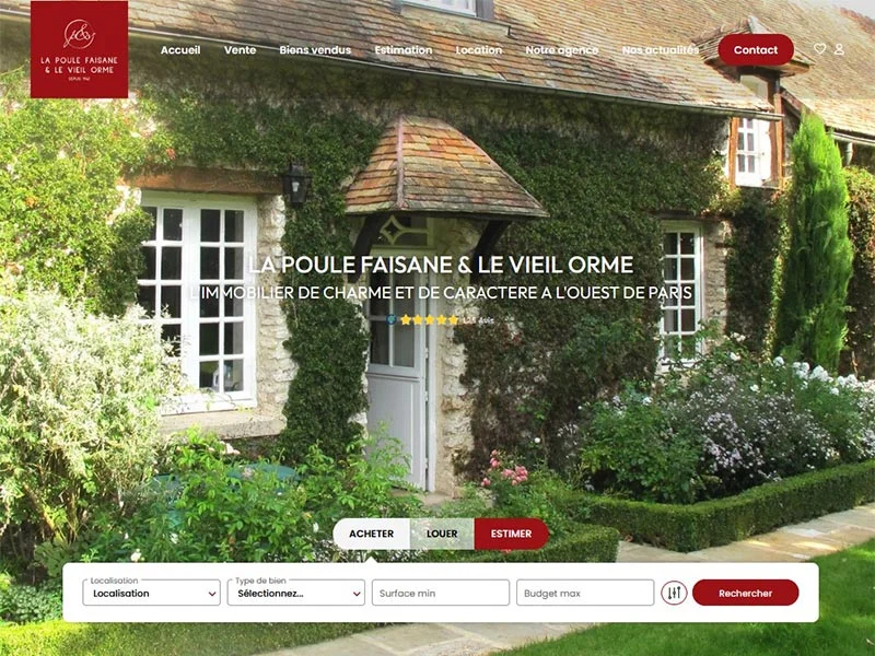 Agence immobilière La Poule Faisane et Le Vieil Orme