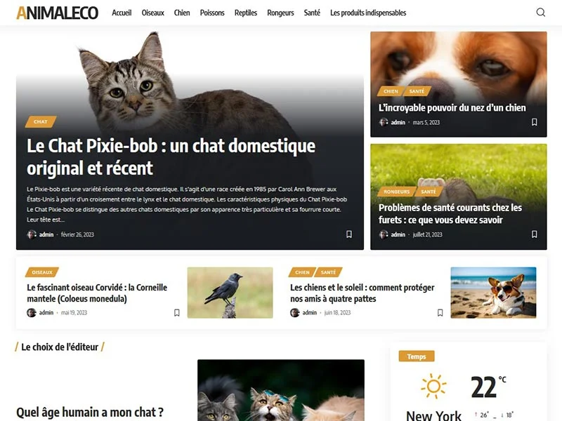 Animaleco : Conseils et infos pratiques pour vos animaux