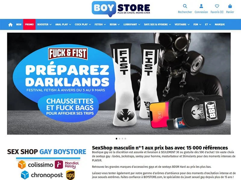 BoyStore - Boutique gay spécialisée en poppers et accessoires