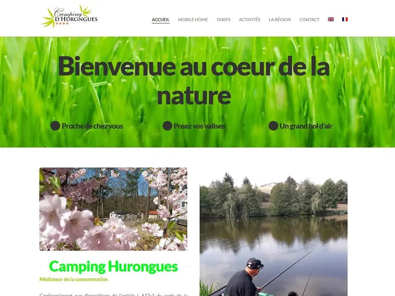 Camping d'Hurongues, camping 4 étoiles région Rhone-Alpes