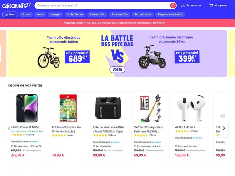 Cdiscount, l'achat discount sur Internet