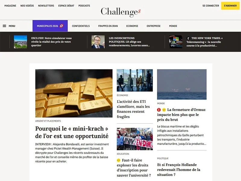 Challenges : Magazine économique