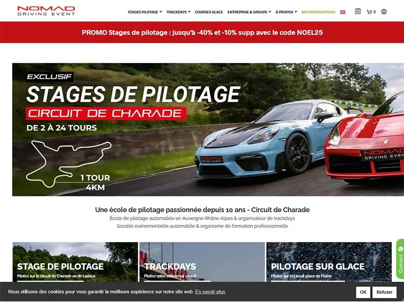 Charade pilotage : Stages de pilotage sur circuit