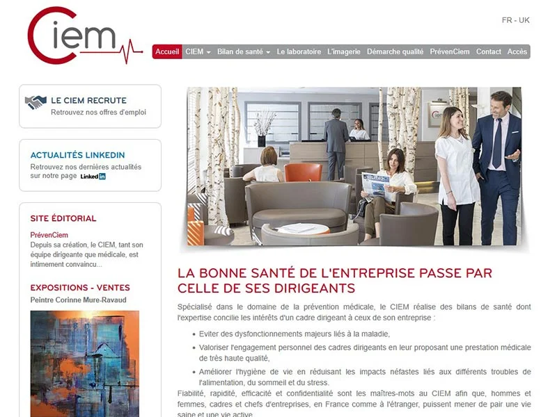 CIEM, Bilan de santé personnalisé