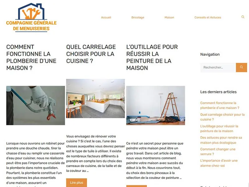 Compagnie Générale de Menuiseries : Fenêtres et Menuiserie alu PVC