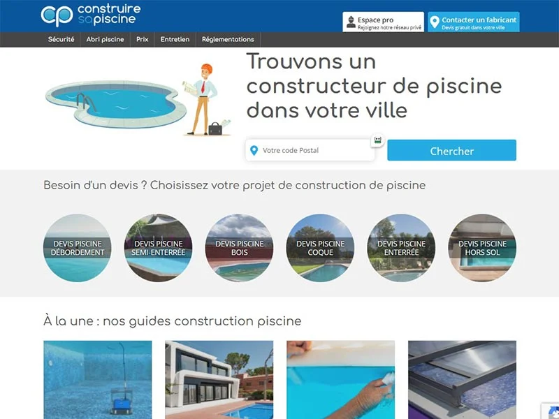 Construire sa piscine : construction et entretien