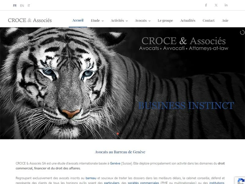 CROCE & Associés SA, cabinet d'avocats à Genève