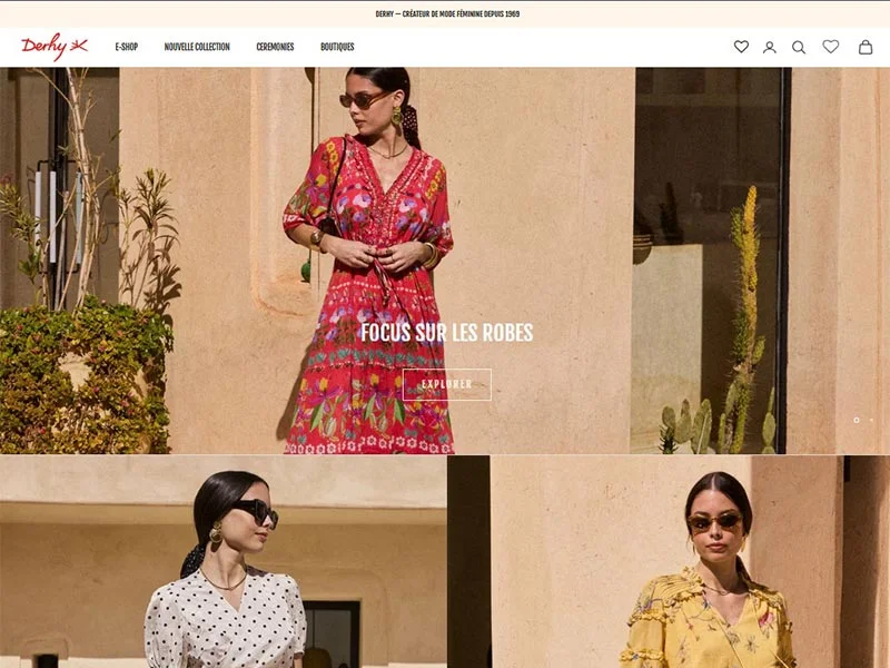 Derhy, e-boutique de vêtements pour femme