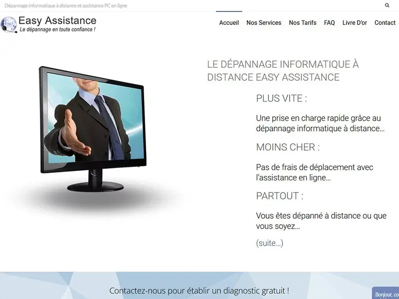 Easy Assistance, depannage informatique a distance