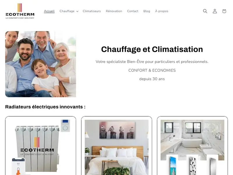 Ecotherm, spécialiste du chauffage économique