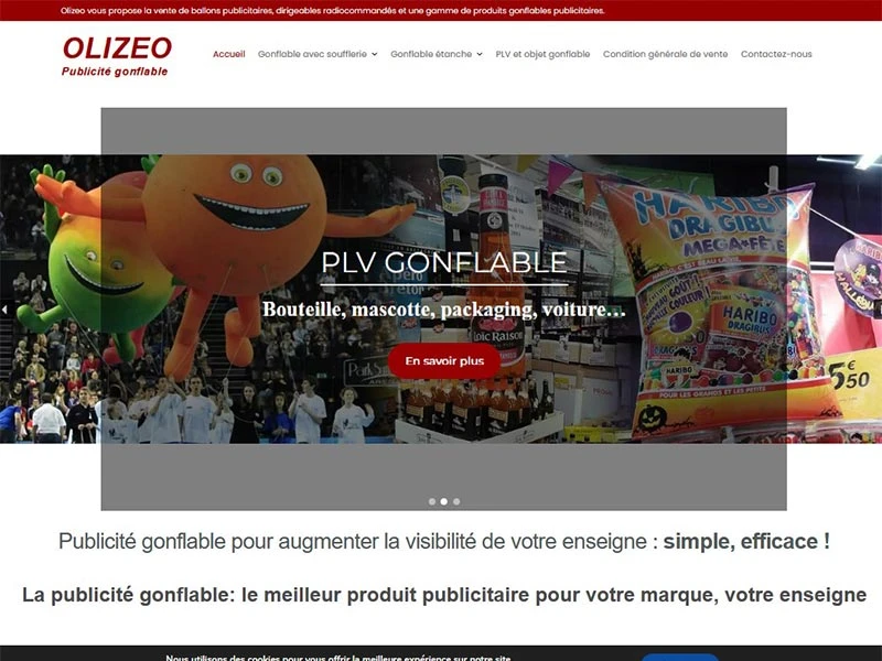 Fabrication et vente ballon publicitaire : Olizeo
