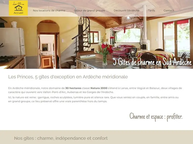 Gites Les Princes : Gîtes de charme