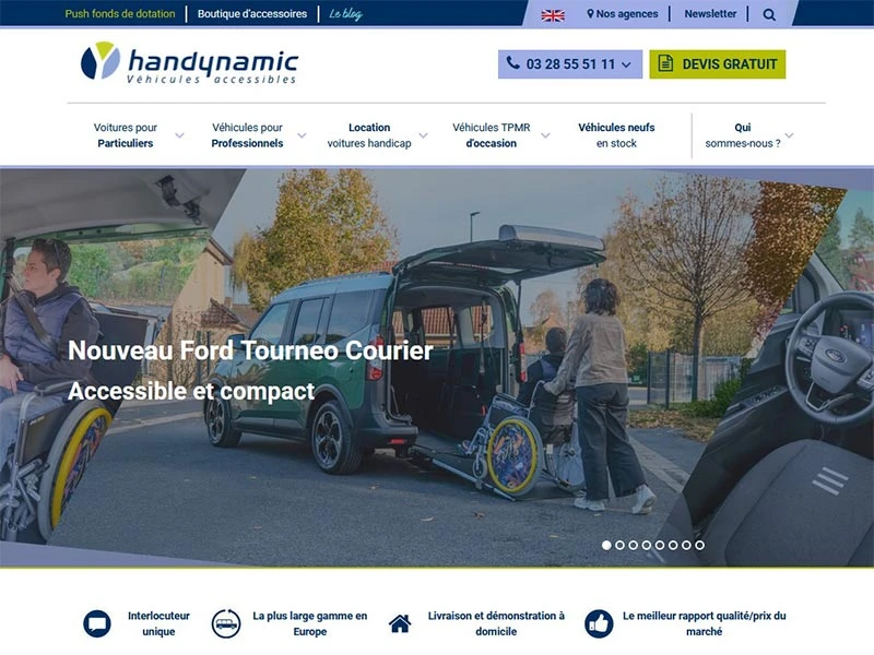 Handynamic, voitures pour personnes handicapées