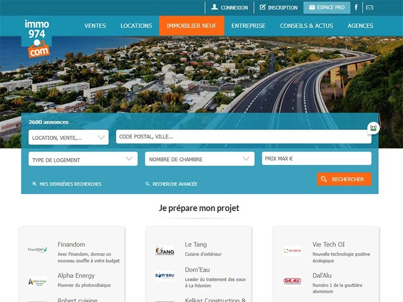 Immo 974: Annonces immobilières à la Réunion
