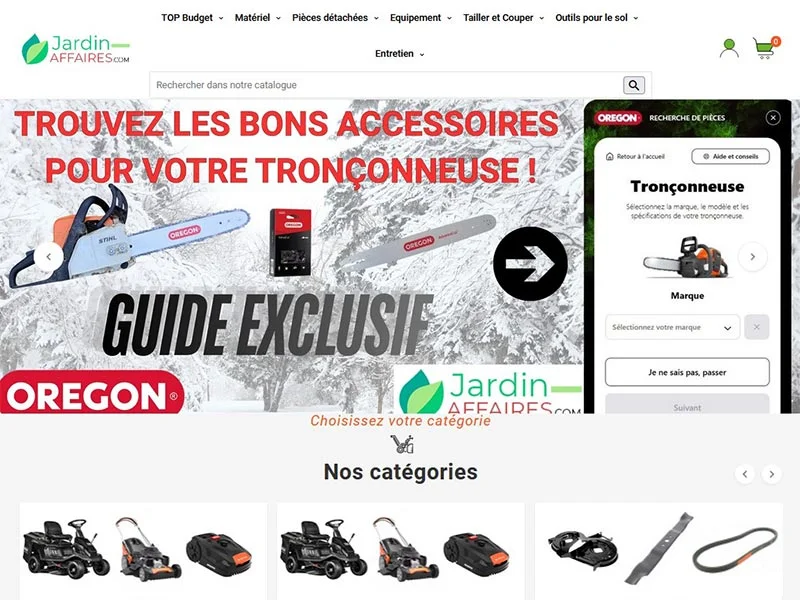 Jardin Affaires, outils de jardinage et pièces détachées