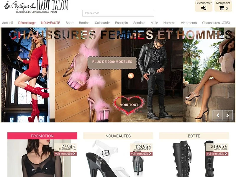 La Boutique du Haut Talon - Talons hauts et cuissardes audacieuses