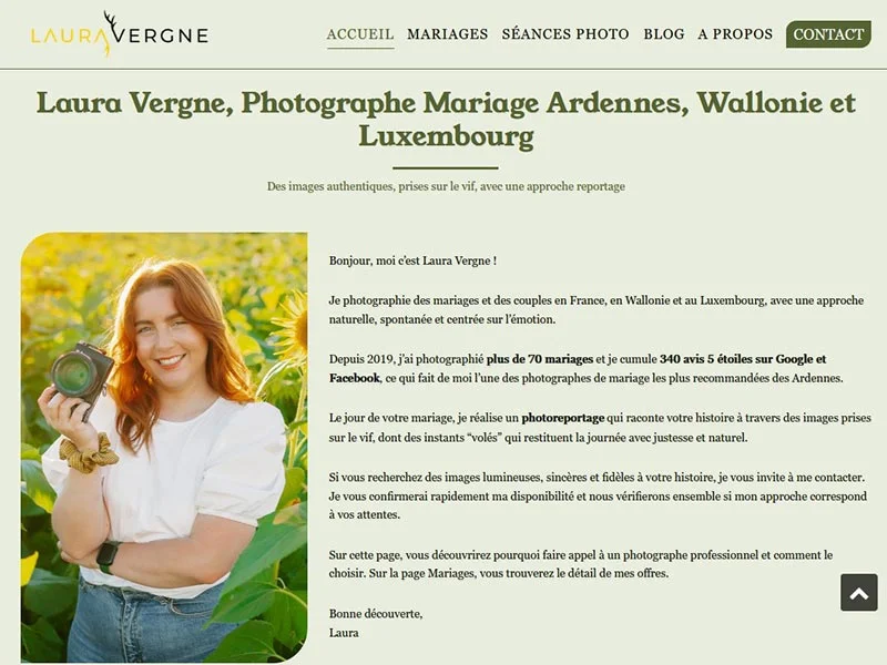 Laura Vergne, photographe mariage et couple