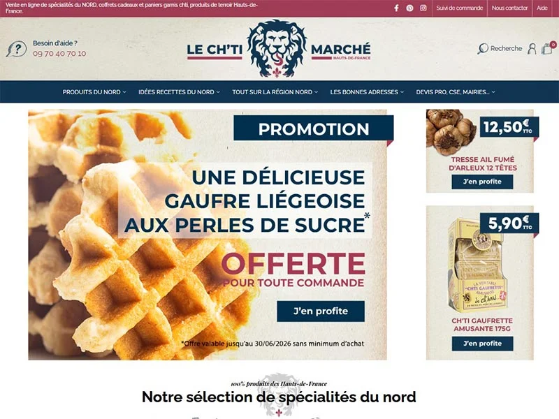 Le Ch'ti Marché, produits terroir du Nord