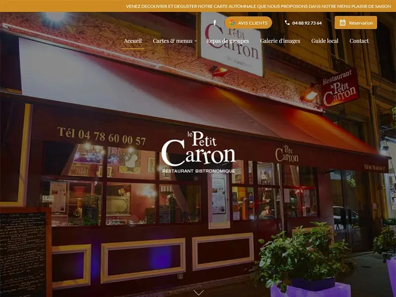 Le Petit Carron, restaurant traditionnel à Lyon