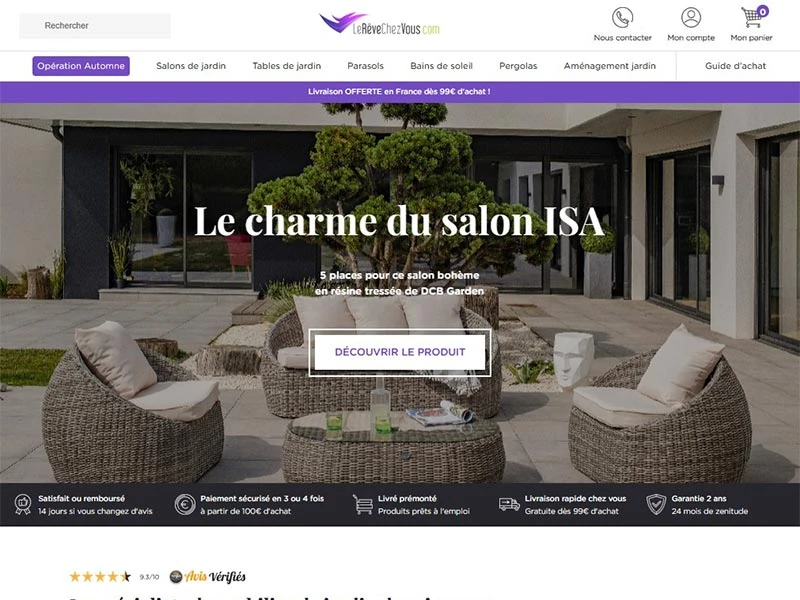 Le Rêve Chez Vous : Mobilier de jardin et interieur design