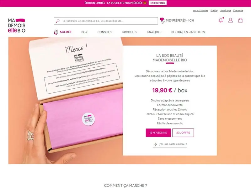 Mademoiselle Bio : Cosmétique bio et beauté