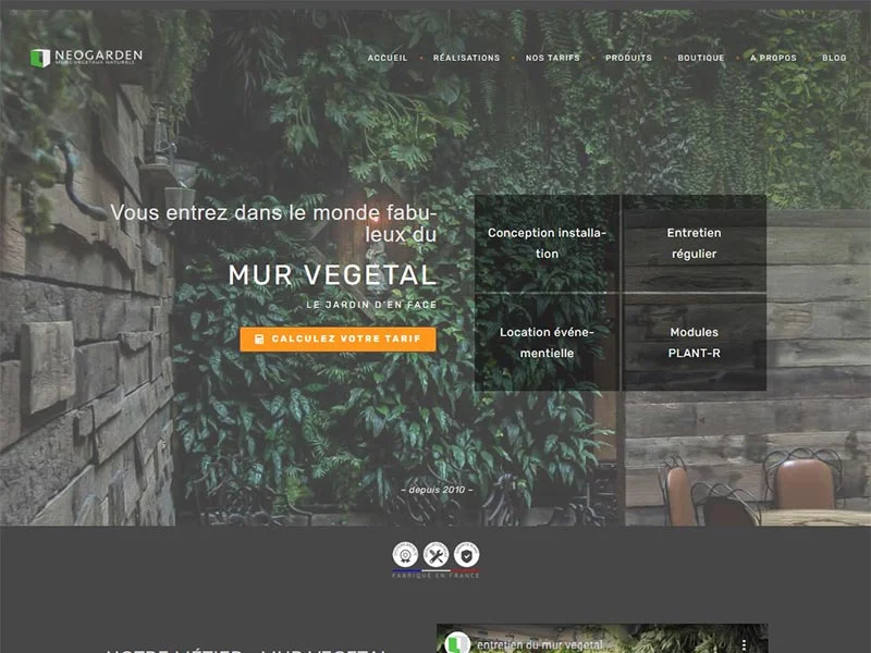 NeoGarden : Murs Végétaux