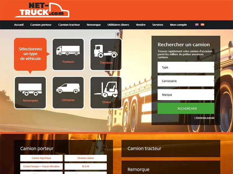 Net-Truck, annonces vente et achat de camions