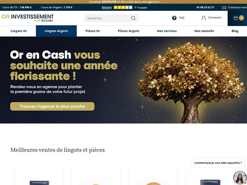 Or Investissement - Investir dans l’or physique en toute sérénité