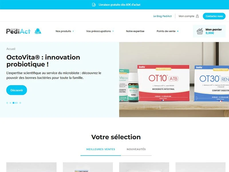 Pediact, laboratoire dédié à la santé des enfants et des adultes
