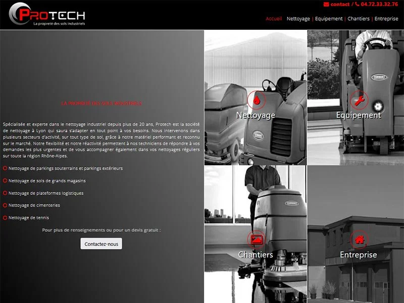 Protech proprete, société de nettoyage en Rhône-Alpes
