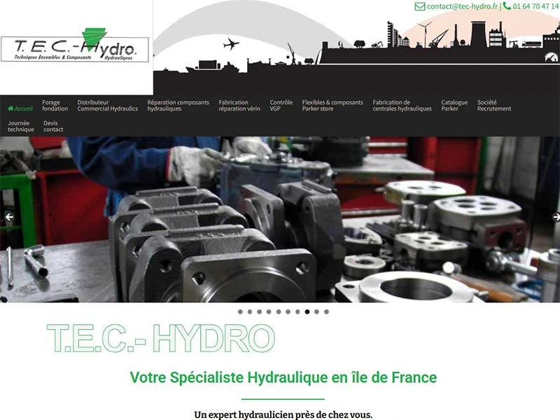 Reparation hydraulique et maintenance verin