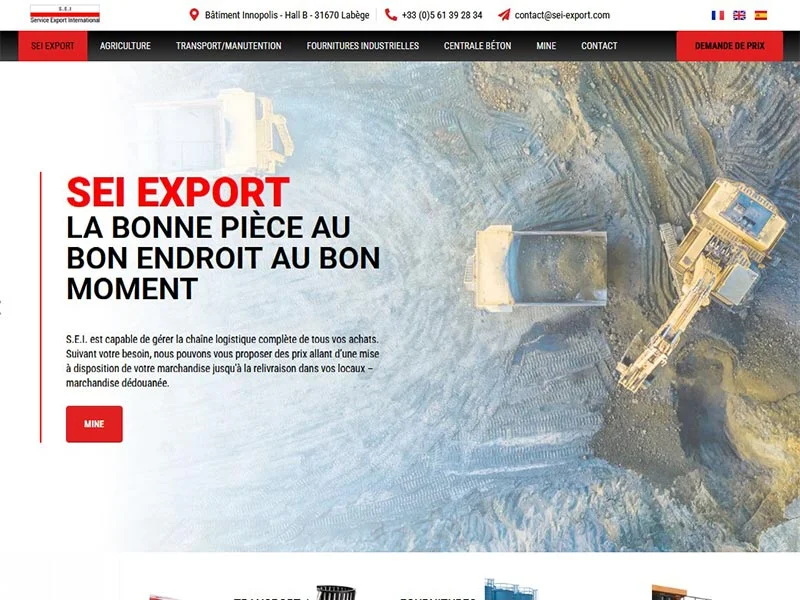 SEI Export : Fournisseurs de pièces détachées