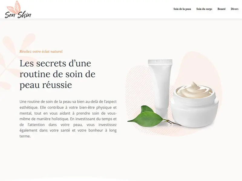 Senskin : Bien-être, traitement des douleurs