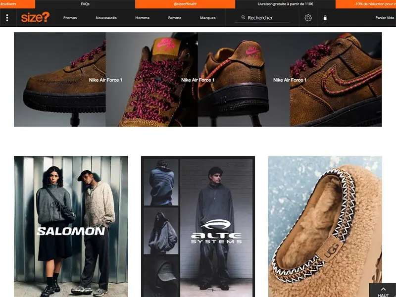 Size? : Chaussures, bottes et baskets de marques