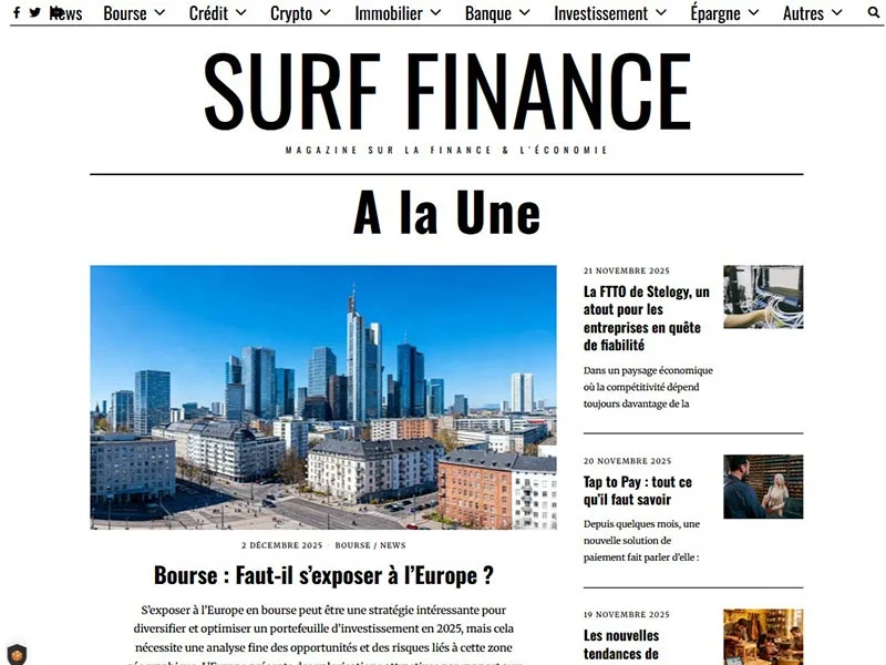 Surf-Finance, magazine finance