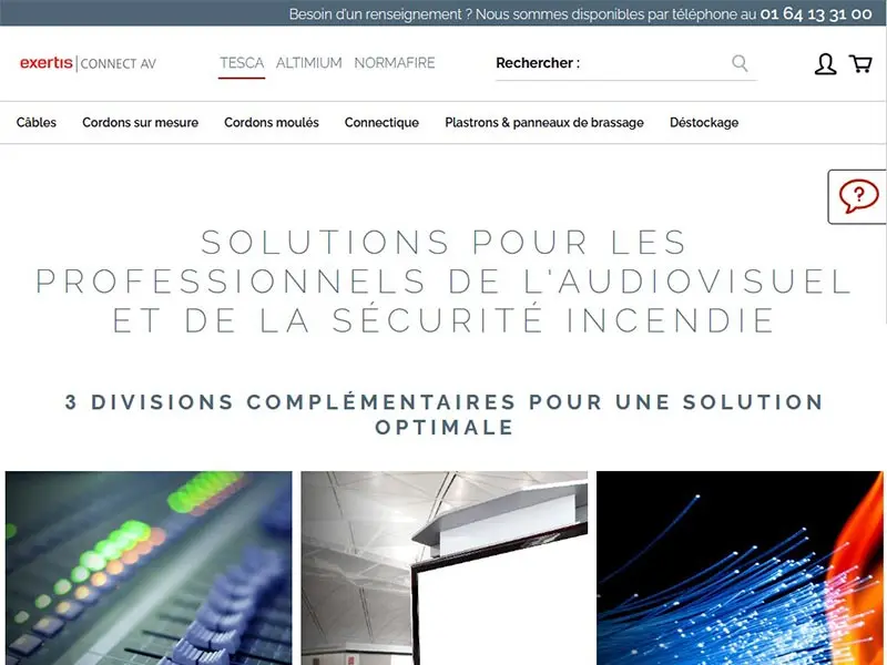 Tesca - Fibre Optique CR1C1, Vente cables audio, video, cordons informatiques