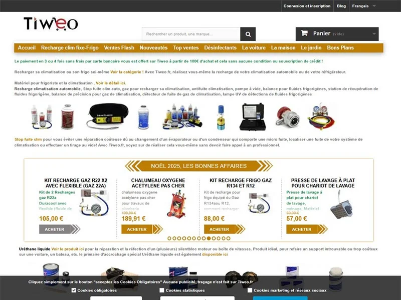 Tiweo : Prix Discount en 3 fois sans frais