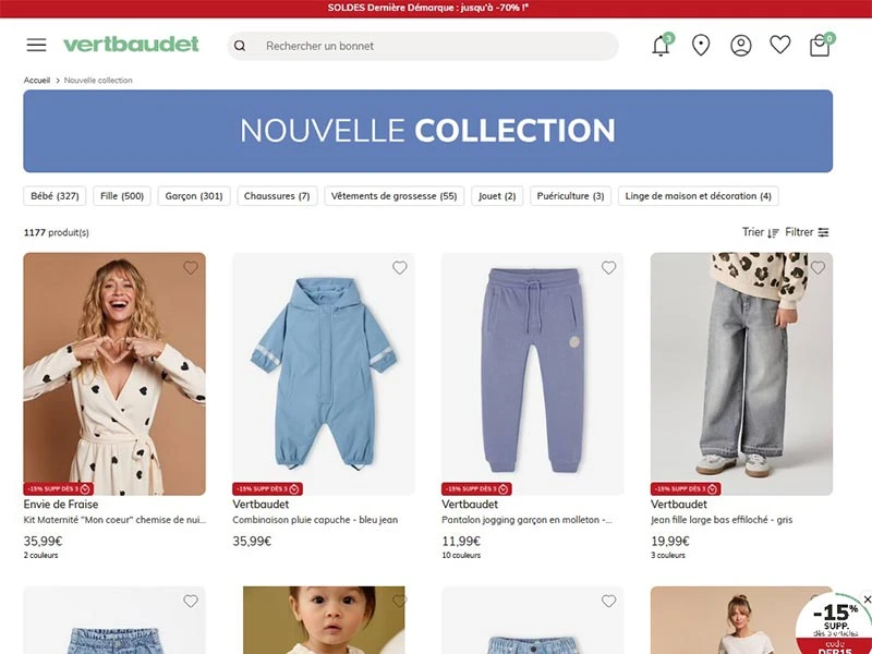 Vertbaudet - Mode enfant, puériculture et univers maison pour la famille