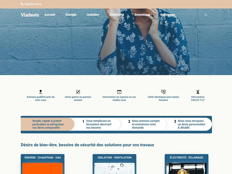 Viadevis, devis gratuits pour vos travaux