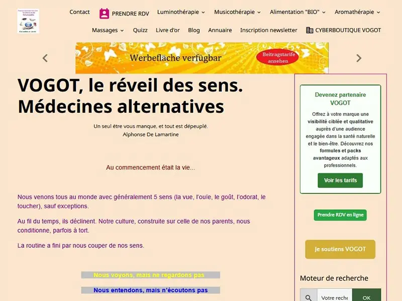 Vogot, le réveil de vos sens